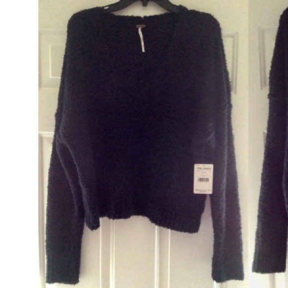 FREE PEOPLE Finders Keepers Sweater NWT Small Blk - Picture 12 of 12